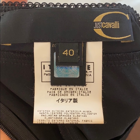 Leopard print and black Cavalli - Picture 4 of 7